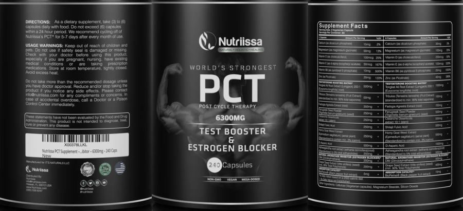 Official label of Nutriissa PCT (NIH DSLD #310217)